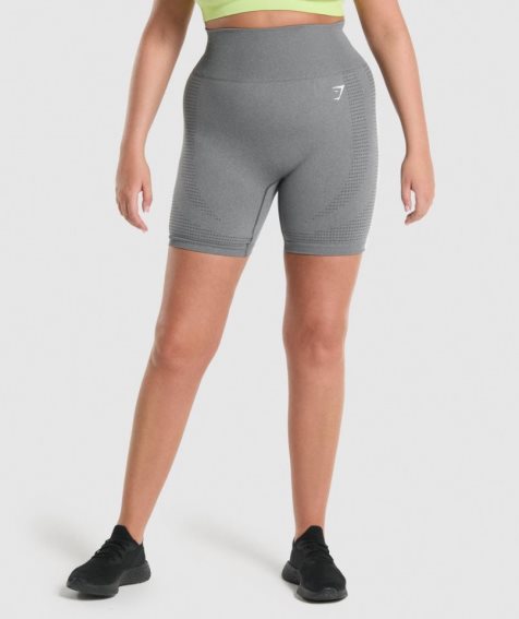 Women's Gymshark Vital Seamless 2.0 Shorts Grey | NZ 3EMVRK